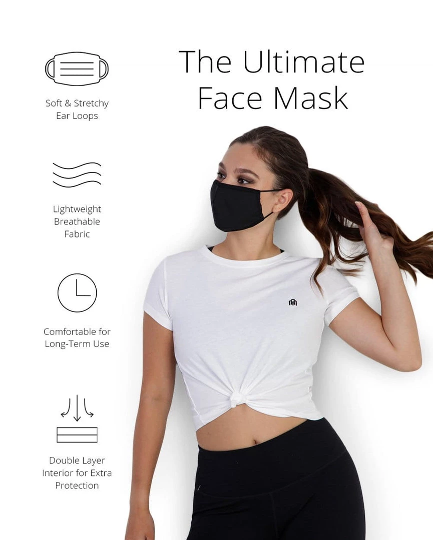 INTO THE AM Masks & Bandanas Midnight Jungle Face Mask 6 INTO THE AM Masks & Bandanas Midnight Jungle Face Mask