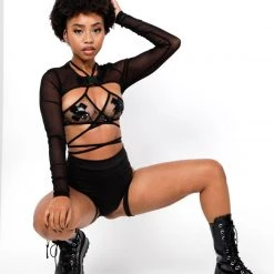 OhYes Clothing Girl Code Ultra Cropped Long Sleeve