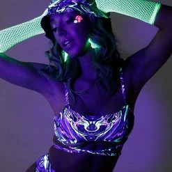 Dippin Daisies Clothing Midnight Lava Wrap Around Top