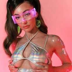 Day G Iridescent For Days Halter Top