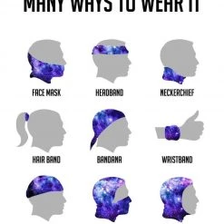 INTO THE AM Cave Crystals Seamless Mask Bandana Masks & Bandanas