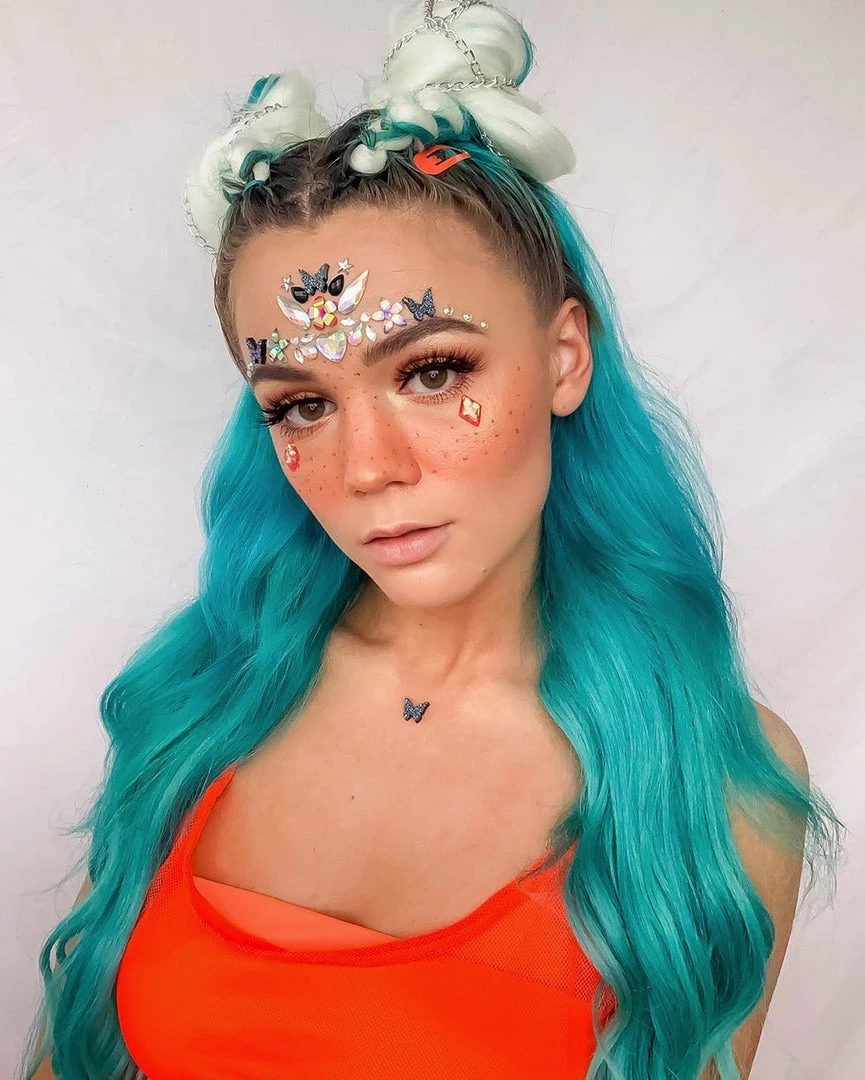 Accessories Lunautics Ghost Me Glow Hair Extensions 4 Accessories Lunautics Ghost Me Glow Hair Extensions