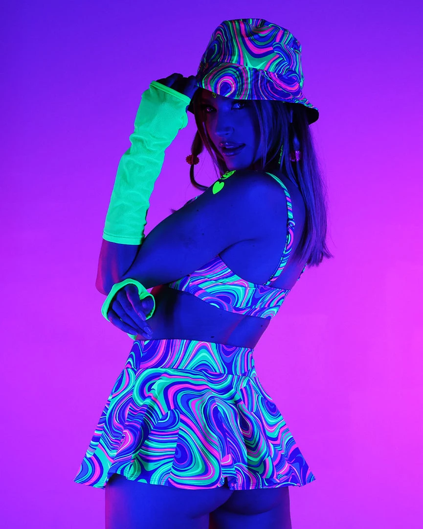 Dippin Daisies Sooo Trippy Skater Skirt Clothing 3 Dippin Daisies Sooo Trippy Skater Skirt Clothing