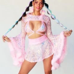 J. Valentine Slice Of Heaven Sequin Ultra Crop Top Clothing 23 J. Valentine Slice Of Heaven Sequin Ultra Crop Top Clothing