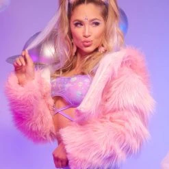 Rolita Couture Lunita X IHR Fur Crop Jacket