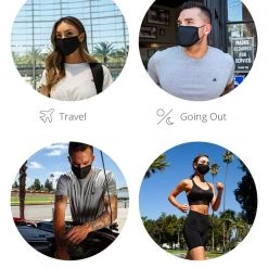 INTO THE AM Masks & Bandanas Solid Color Face Mask