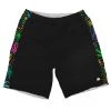 INTO THE AM Bottoms Neon Trees Side Print Shorts 2 INTO THE AM Bottoms Neon Trees Side Print Shorts
