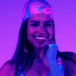 Dippin Daisies Recycled Fabric Melted Marble Head Bandana New Arrivals