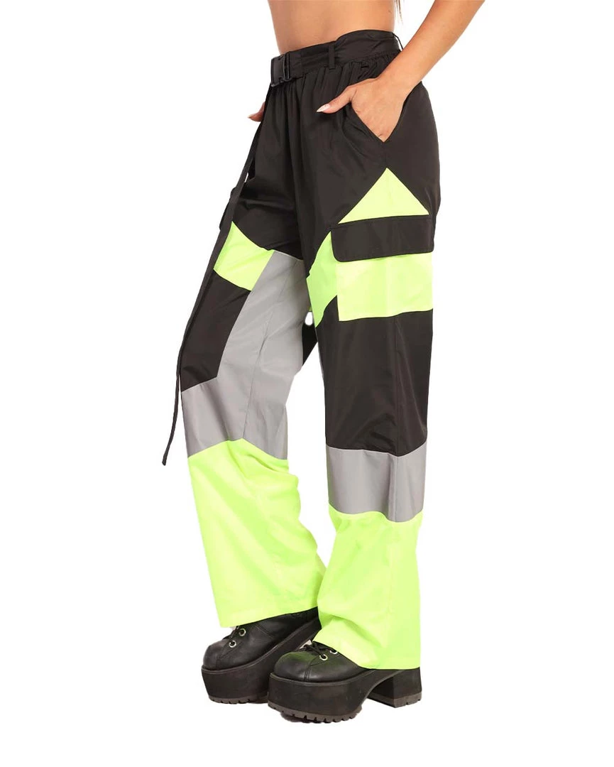 Hot & Delicious Black Bead Neon Frenzy Speed Clasp Reflective Pants New Arrivals 5 Hot & Delicious Black Bead Neon Frenzy Speed Clasp Reflective Pants New Arrivals