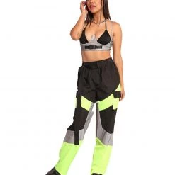 Hot & Delicious Black Bead Neon Frenzy Speed Clasp Reflective Pants New Arrivals 10 Hot & Delicious Black Bead Neon Frenzy Speed Clasp Reflective Pants New Arrivals