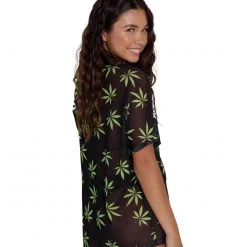 OhYes 420 Hunni Weed Mesh Oversized Tee 16 OhYes 420 Hunni Weed Mesh Oversized Tee