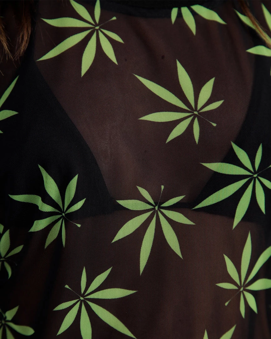 OhYes 420 Hunni Weed Mesh Oversized Tee 4 OhYes 420 Hunni Weed Mesh Oversized Tee