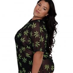 OhYes 420 Hunni Weed Mesh Oversized Tee 20 OhYes 420 Hunni Weed Mesh Oversized Tee