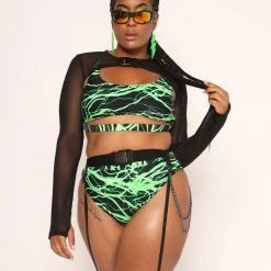 Dippin Daisies Lightning Speed Neon Hi-Cut Bottoms