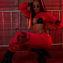 Rock & Rose New Arrivals Dead End Dragon Joggers