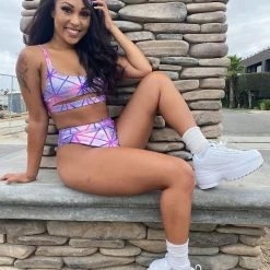 Dippin Daisies Holo Cotton Kandi High Waisted Bottoms