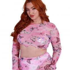 Cherry Mellow, Inc. A Beautiful Fleeting Moment Mesh Long Sleeve Top 17 Cherry Mellow, Inc. A Beautiful Fleeting Moment Mesh Long Sleeve Top