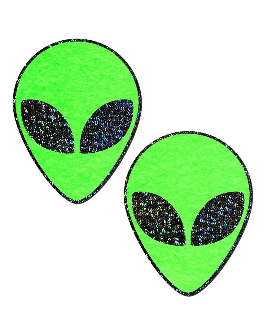 Accessories Pastease Glitter Glow In The Dark Alien Pasties 3 Accessories Pastease Glitter Glow In The Dark Alien Pasties