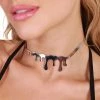 Ana Accessories All Eyes On My Drip Silver-Plated Choker 2 Ana Accessories All Eyes On My Drip Silver-Plated Choker