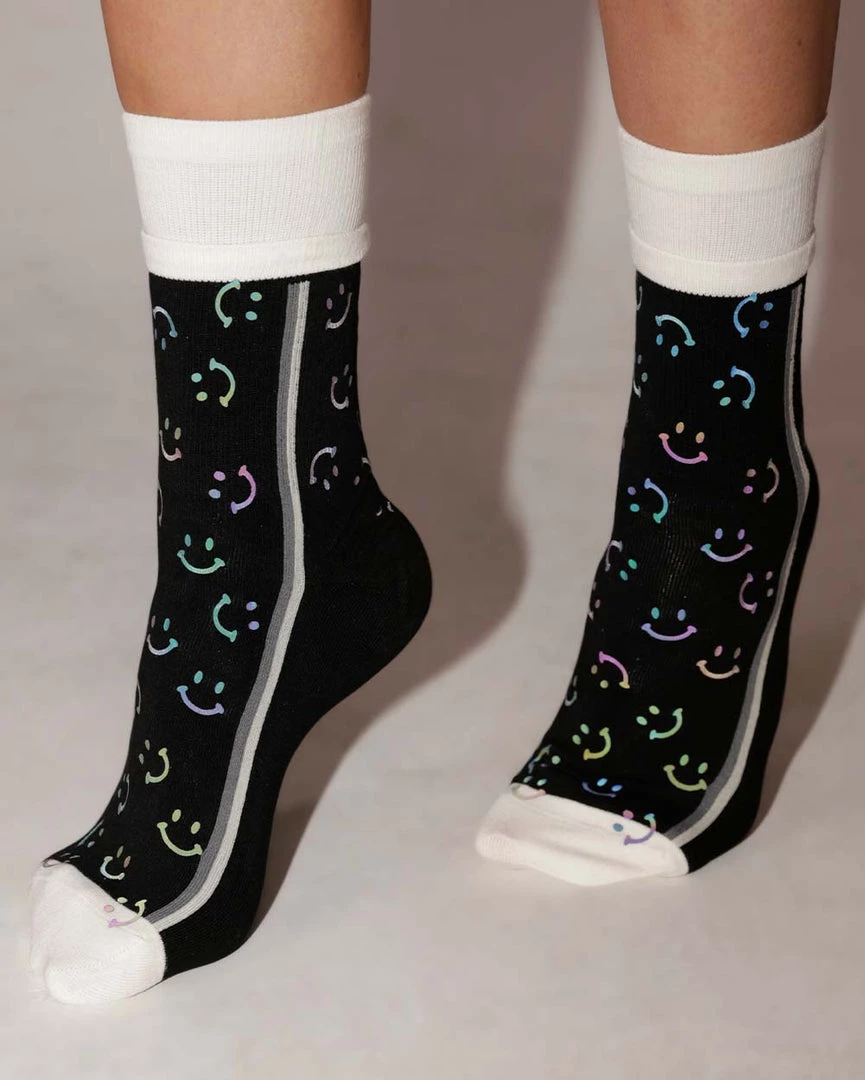 Ana Accessories All Smiles Reflective Socks 3 Ana Accessories All Smiles Reflective Socks