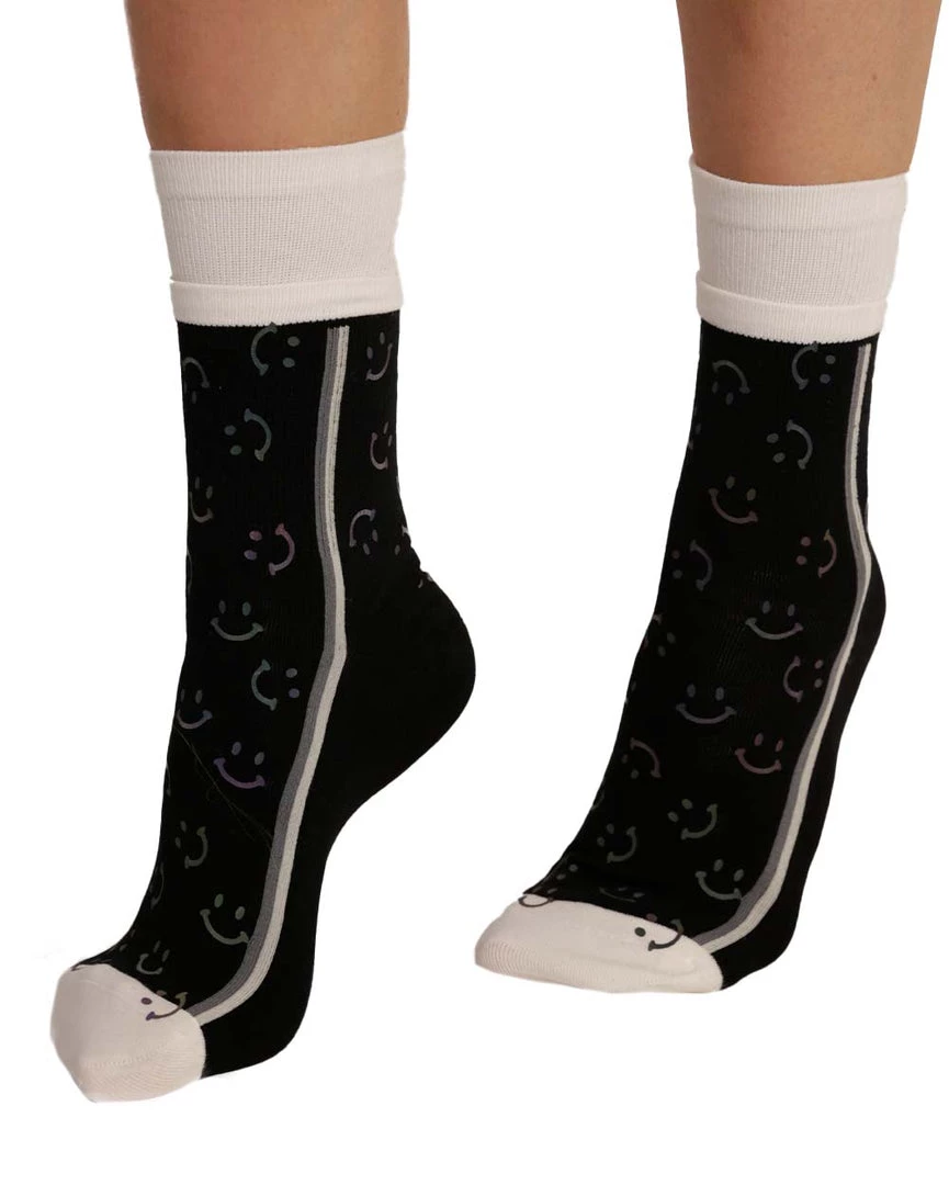 Ana Accessories All Smiles Reflective Socks 4 Ana Accessories All Smiles Reflective Socks