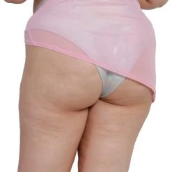 OhYes Bottoms Alluring Charm Asymmetrical Mesh Mini Skirt 24 OhYes Bottoms Alluring Charm Asymmetrical Mesh Mini Skirt