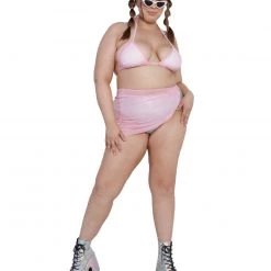 OhYes Bottoms Alluring Charm Asymmetrical Mesh Mini Skirt 22 OhYes Bottoms Alluring Charm Asymmetrical Mesh Mini Skirt