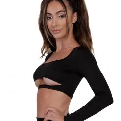 Day G Always Sleek Underboob Long Sleeve Top