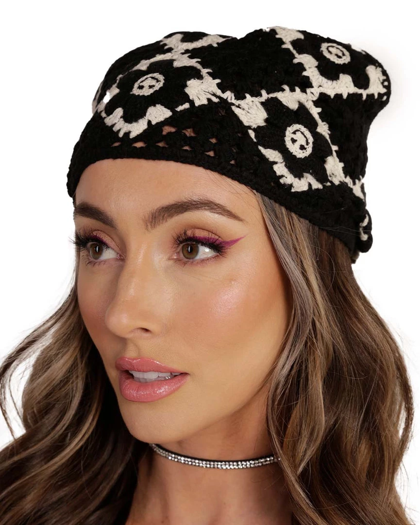 Ana Accessories Always Smiling Crochet Bandana 4 Ana Accessories Always Smiling Crochet Bandana