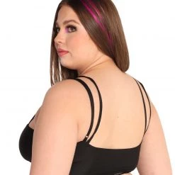 OhYes Angel Of The Night Lace-Up Crop Top Clothing