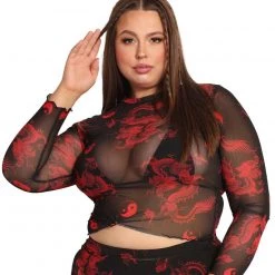 Rock & Rose New Arrivals Animal Instinct Mesh Long Sleeve Top 16 Rock & Rose New Arrivals Animal Instinct Mesh Long Sleeve Top