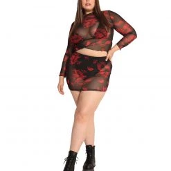 Rock & Rose New Arrivals Animal Instinct Mesh Long Sleeve Top 18 Rock & Rose New Arrivals Animal Instinct Mesh Long Sleeve Top