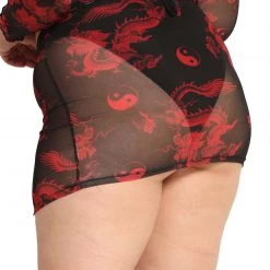 Rock & Rose Animal Instinct Mesh Mini Skirt