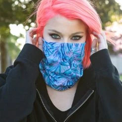 INTO THE AM Aquatic Jungle Seamless Mask Bandana Masks & Bandanas 11 INTO THE AM Aquatic Jungle Seamless Mask Bandana Masks & Bandanas