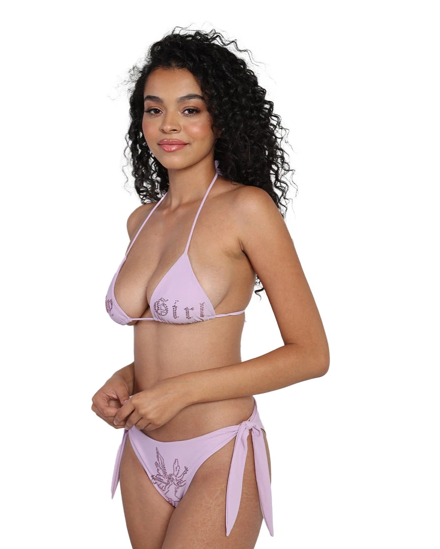 Hot & Delicious Black Bead BB Girl Rhinestone Bikini Set 7 Hot & Delicious Black Bead BB Girl Rhinestone Bikini Set