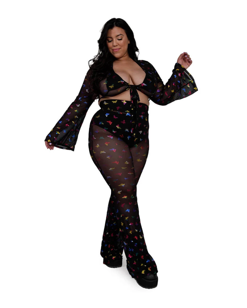 OhYes BB Ur So Fly Mesh Bell Bottoms 10 OhYes BB Ur So Fly Mesh Bell Bottoms