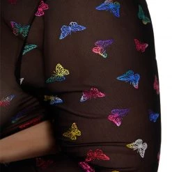 OhYes BB Ur So Fly Mesh Front Tie Top Tops