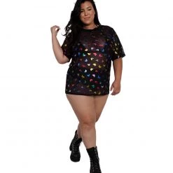 OhYes Tops BB Ur So Fly Mesh Oversized Tee 19 OhYes Tops BB Ur So Fly Mesh Oversized Tee