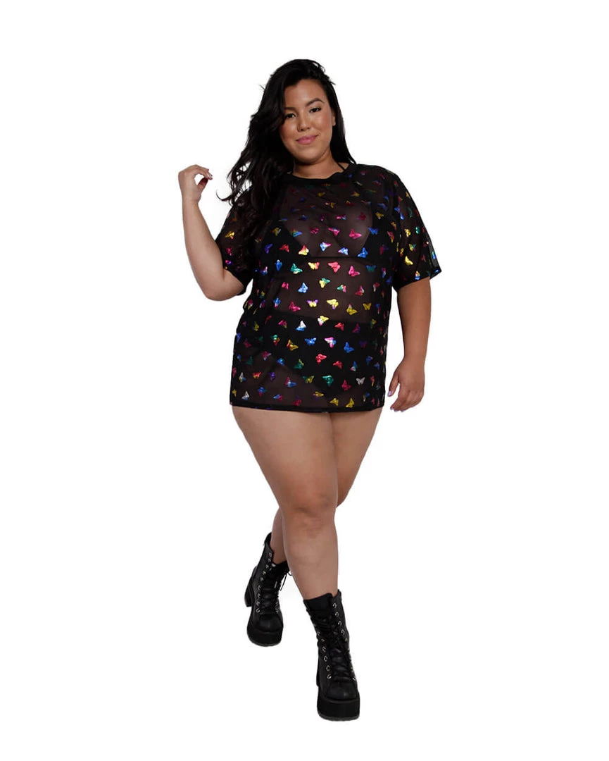 OhYes Tops BB Ur So Fly Mesh Oversized Tee 10 OhYes Tops BB Ur So Fly Mesh Oversized Tee