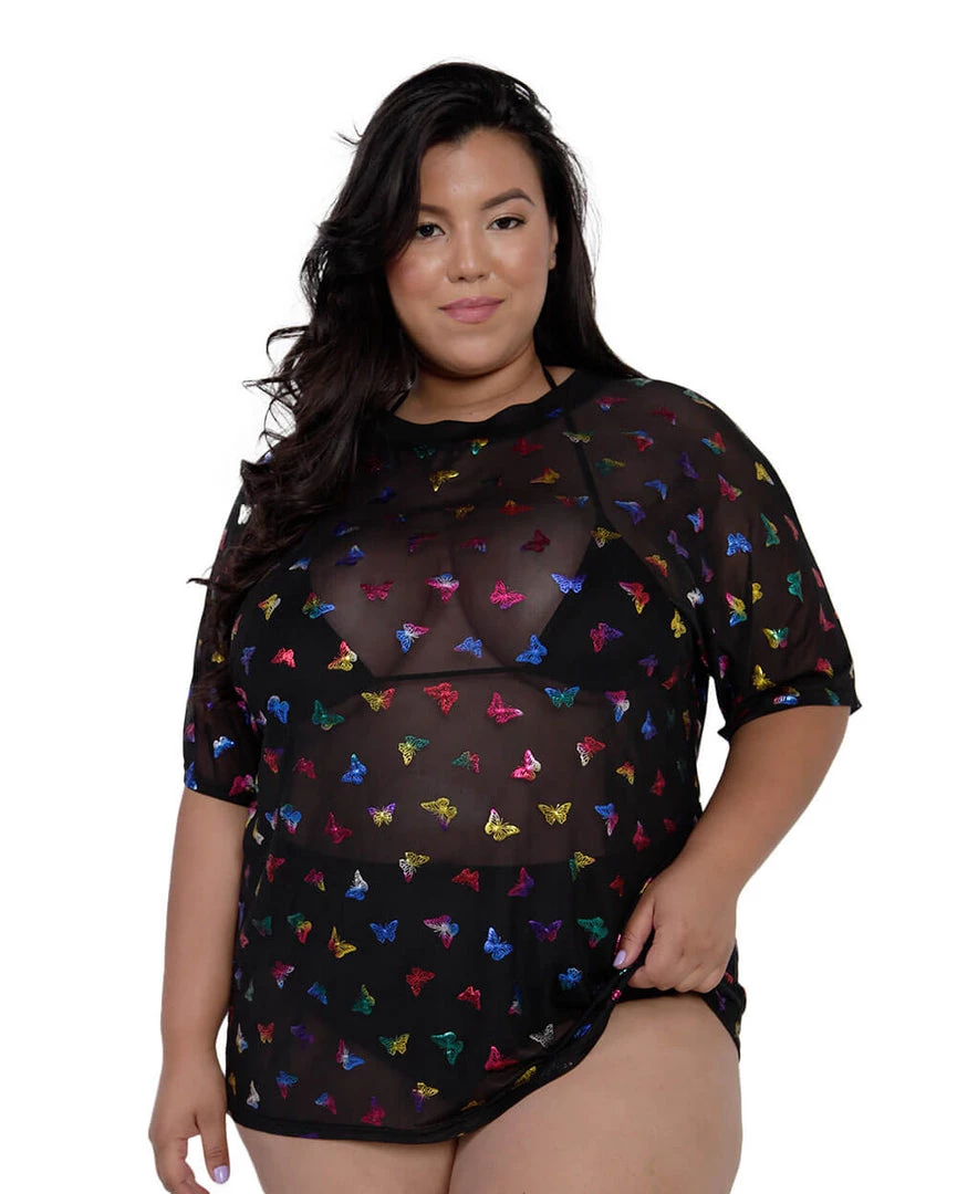 OhYes Tops BB Ur So Fly Mesh Oversized Tee 8 OhYes Tops BB Ur So Fly Mesh Oversized Tee