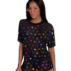 OhYes Tops BB Ur So Fly Mesh Oversized Tee