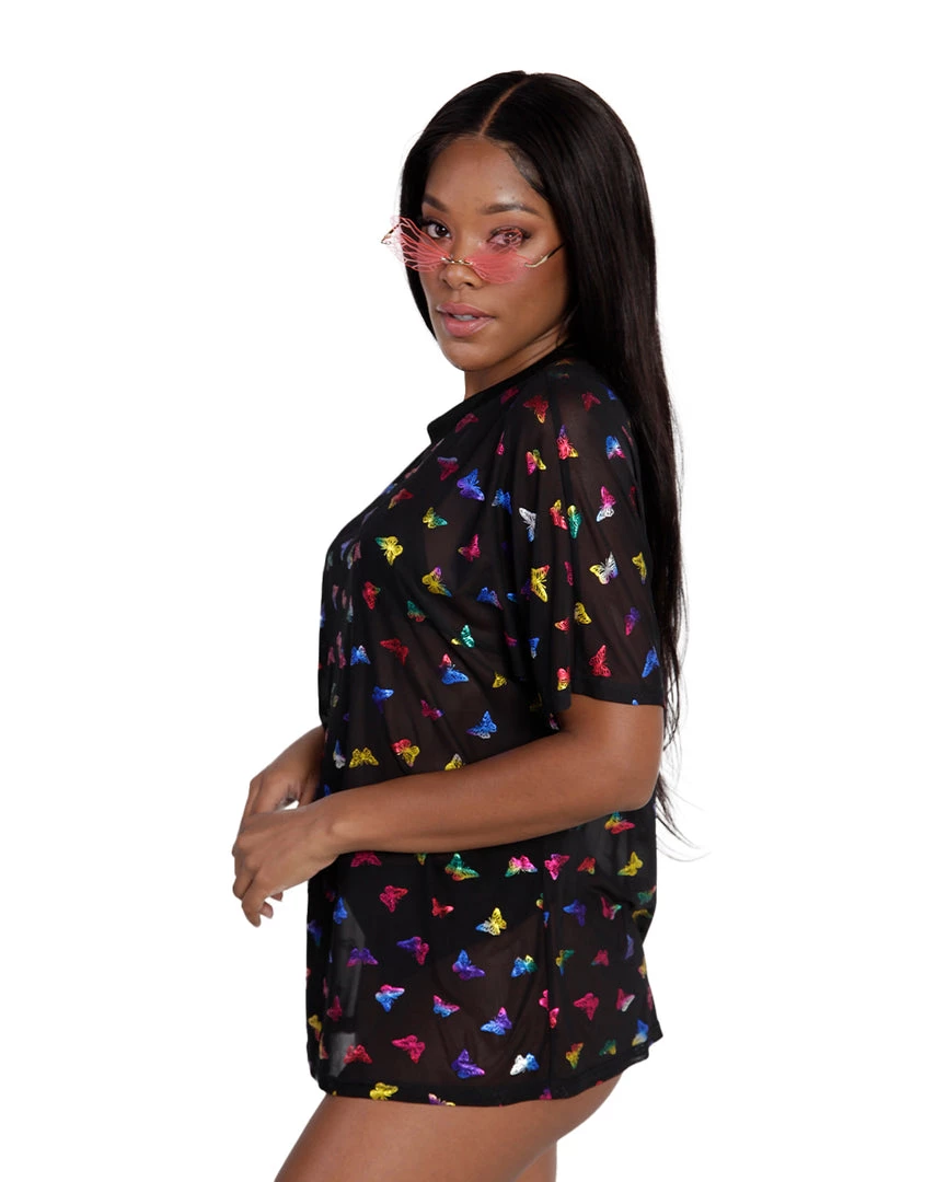 OhYes Tops BB Ur So Fly Mesh Oversized Tee 6 OhYes Tops BB Ur So Fly Mesh Oversized Tee