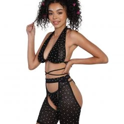 Banjul Badd Bish Energy Rhinestone Bikini Set Dresses & Sets