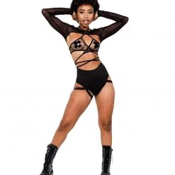 Day G Badd Girl High Waisted Harness Booty Shorts