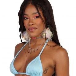 Body Language Clothing Basic Baddie Triangle Top