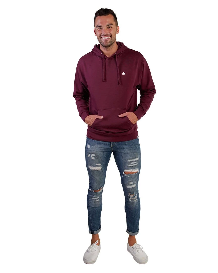 INTO THE AM Men Basic Midweight Hoodie 4 INTO THE AM Men Basic Midweight Hoodie