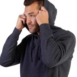 INTO THE AM Men Basic Midweight Hoodie 44 INTO THE AM Men Basic Midweight Hoodie