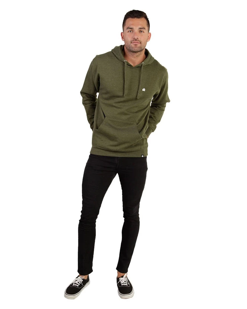 INTO THE AM Men Basic Midweight Hoodie 24 INTO THE AM Men Basic Midweight Hoodie