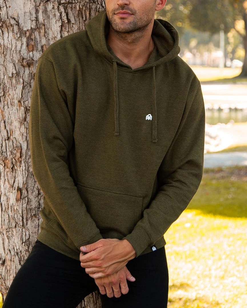 INTO THE AM Men Basic Midweight Hoodie 23 INTO THE AM Men Basic Midweight Hoodie