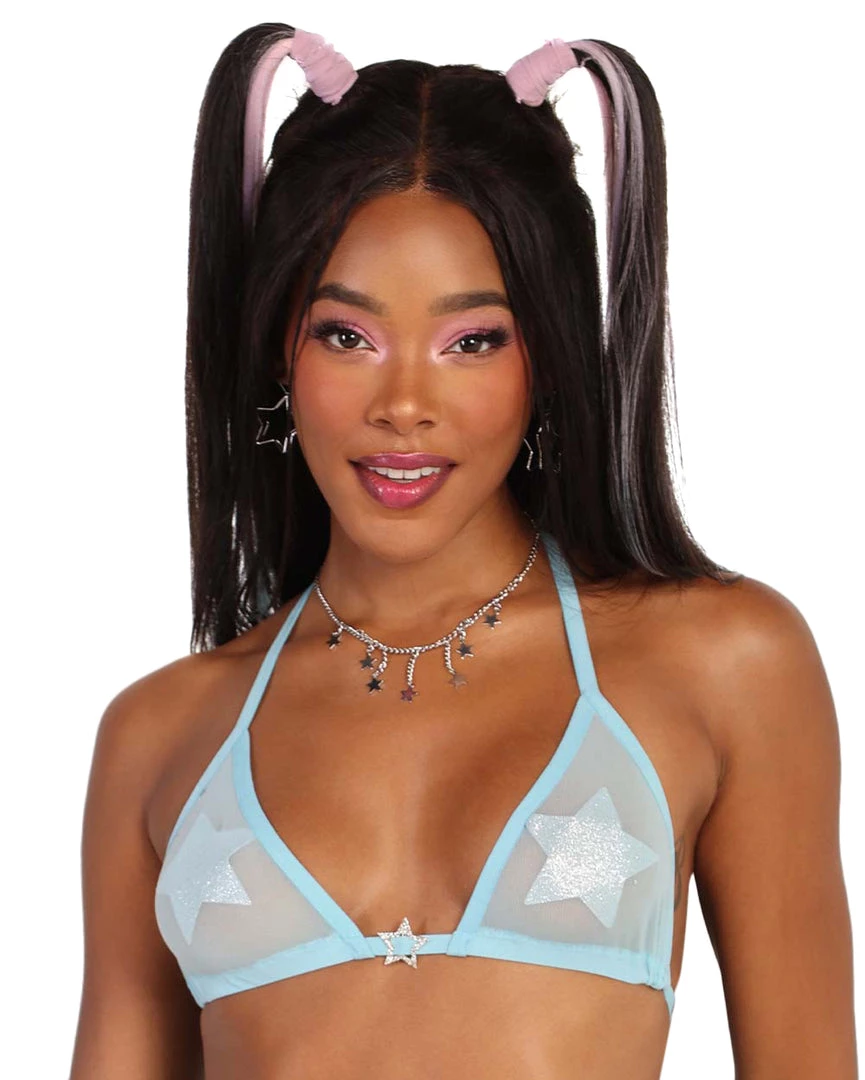 OhYes New Arrivals Bewitching Star Mesh Halter Top 8 OhYes New Arrivals Bewitching Star Mesh Halter Top